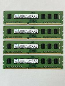 □【動作確認済】 SAMSUNG メモリ RAM 8GB 4枚 計32GB PC3L-12800U-11-13-B1 両面 低電圧 DDR3L-1600 □ W02-1116