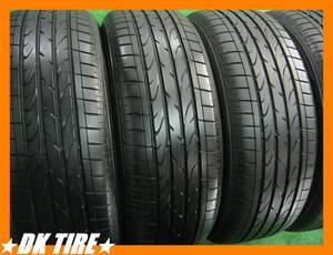 ◆BS DUELER H/P SPORT◆8-9分山 タイヤ 225/55R18【4本set】バリ溝★ゴムok★車検★交換★高級★ブリヂストン★225-55-18 98V★画像多数up