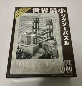 未開封品 テンヨー エッシャー M.C.Escher 滝 世界最小ジグソーパズル 1000ピース