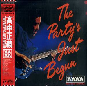 B00182934/LD/高中正義「The Partys Just Begun (1989年・TOLF-1040・フュージョン)」