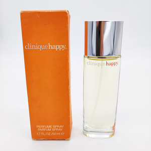 ★☆★【ほぼ未使用品】クリニーク ハッピー EDP オードパルファム SP 50ml CLINIQUE HAPPY PERFUME SPRAY 香水 フレグランス