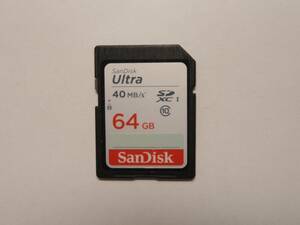 SanDisk 64GB SDXC メモリーカード 
