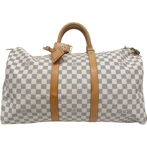 Louis Vuitton ルイヴィトン ダミエアズール キーポル50 N41430 旅行バッグ ボストン【中古】12410K313