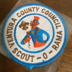 BSAWP-SOR-70 ボーイスカウト　アメリカ　刺繍　ワッペン　BSA Scout-O-Rama ビンテージ