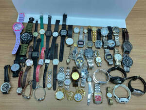 ジャンク ジャンク 腕時計 CASIO JUNGHANS SKAGEN SEIKO CITIZEN WIRED SNOOPY addies FOSSIL Disny など、50点