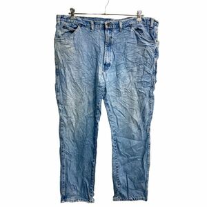 Dickies デニムパンツ W44 ディッキーズ ビッグサイズ ライトブルー コットン メキシコ製 古着卸 アメリカ仕入 2311-101