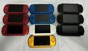 SONY ソニー Playstation portable PSP まとめ売り セット PSP-3000 7台 PSP-1000 3台 