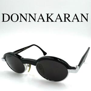 DONNA KARAN ダナキャラン サングラス 度なし ブロー オーバル