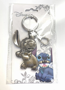 Disney (ディズニー) リロ＆スティッチ Stitch（スティッチ） キーリング メタルシルバー キーホルダー