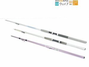 ダイワ HS IL ミニボート T 20-300I・リョービ アドベンチャー 潮路 振出 30-330・シマノ 早潮 DX 25-250T 計3本 ※注