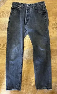 us 90s levis リーバイス501 フェード　ブラック　ビンテージ