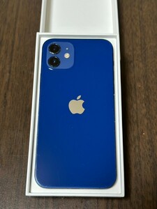 Apple iPhone12 128GB blue A2402 MGHX3J/A バッテリー77％ ■ドコモ 