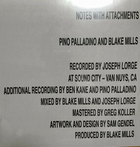 pino palladino blake mills sam gendel note with attachment lp レコード chris dave 新品