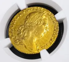 超希少　NGC-AU50　イギリス 1773年 ジョージ3世 　1ギニー　金貨