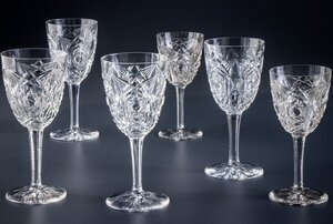 【Baccarat】『 バカラ ラグニー グラス 2種 6客 16820 』 フランス クリスタルブランド 洋食器 海外食器 テーブルウェア