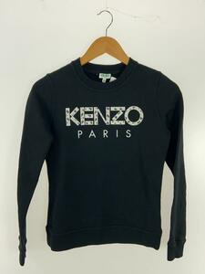 KENZO◆スウェット/XS/コットン/BLK/FA52SW707962