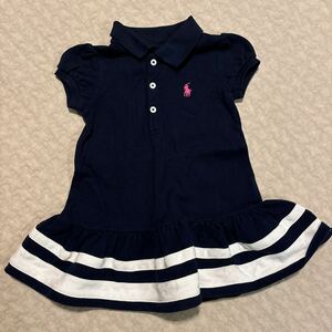 ラルフローレン キッズ ベビー ワンピース 女の子 Ralph Lauren 12m ポロシャツ