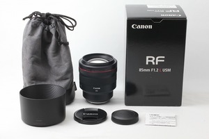 ◆ほぼ新品◆キヤノン Canon RF 85mm F1.2 L USM 付属品完備 元箱◇E41041