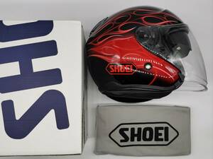 SHOEI ショウエイ J-Cruise REBORN ジェイ-クルーズ リボーン J-CRUISE RED/BLACK ジェットヘルメット Lサイズ