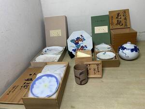 【まとめ売り】食器　花瓶　小皿　皿など　中里太郎右衛門　今右衛門　深川製磁など　配送保険付　1Y10