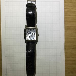 GUESS ゲス　メンズ腕時計　腕時計 GUESSWATCHES.COM WATER RESISTANT レザー　(RT)