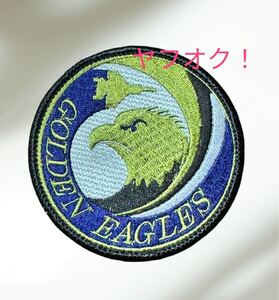 即決あり　航空自衛隊　第306飛行隊　GOLDEN EAGLES ワッペン パッチ JASDF 空自　小松基地