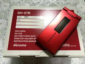 新品未使用 docomo SHARP SH-07B レッド