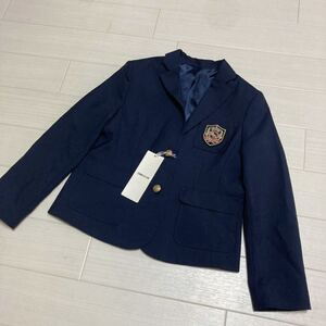 新品　タグ付き　コムサイズム　ブレザー ジャケット 制服 エンブレム　　定価13000円　金ボタン 入園　入学　受験　紺 