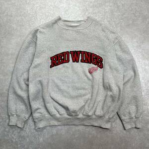 古着 RED WINGS ワッペン トレーナー タグなし