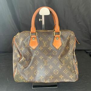 LOUIS VUITTON モノグラム ハンドバッグ ルイヴィトン レザー スピーディー 25 0