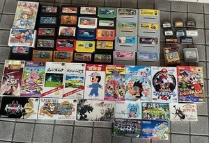 任天堂 Nintendo ファミコン スーパーファミコン ゲームボーイアドバンス ワンダースワン 64 ソフト まとめ 中古 現状品 未検品 希少 レア