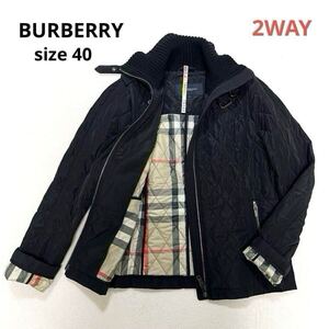 【極美品】BURBERRY バーバリーロンドン キルティングジャケット メガノバチェック 2WAY