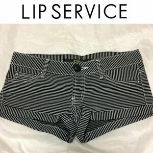 新品☆LIP SERVIS ショートパンツ 黒ブラック S リップサービス