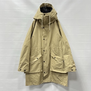 ARAN/アラン/ 60/40 クロス SWD PARKA/スウェーデン軍モチーフ/フーデッドコート/ベージュ/ロクヨンクロス/2層ポケット/ゆったりシルエット