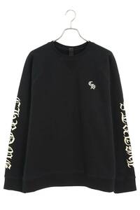 クロムハーツ Chrome Hearts SLOW RIDE LS CREW サイズ:XL CH刺繍クルーネックスウェット 中古 GZ11