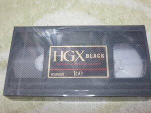 MAXELL HGX BLACK 160分 VHS ビデオテープ 　　新品