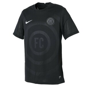 ★人気 格安 NIKE F.C. ホームジャージ 半袖Ｔシャツ 黒 DRI-FIT XL 軽量速乾 機能性 ナイキ サッカー フットサル スポーツ ブランド