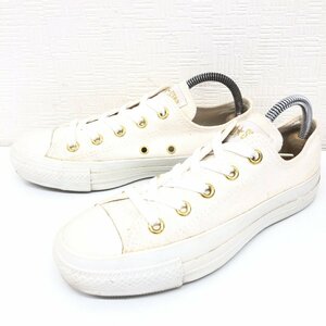 ●CONVERSE コンバース オールスター ゴールドアイレッツ2 キャンバス ローカット スニーカー 23cm 白 ホワイト ALL STAR GE2 レディース