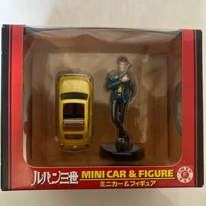 ルパン三世　 ミニカー&フィギュア　フィアット500 バンプレスト