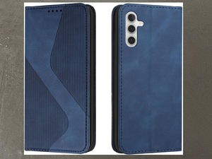 LODROC Galaxy S23 Ultra ケース 手帳型 ブルー 新品 ギャラクシー カバー スマホケース スタンド機能 カードポケット 適応6.4インチ