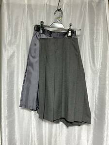 コムデギャルソン トリコ アシンメトリー プリーツスカート　COMME des GARCONS tricot AD1998 Asymmetry pleats skirt vintage aechive