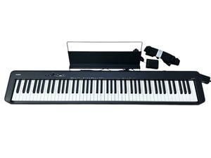 極美品 電子ピアノ CASIO カシオ CDP-S110 88鍵盤 ブラック 2024年製 本体 鍵盤楽器 演奏 練習 本体 音楽 小型 スリムボディ 小型