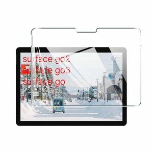 マイクロソフト Surface Go Go2 Go3 Go4 10.5インチ 9H 0.33mm 強化ガラス 液晶保護フィルム 2.5D K826