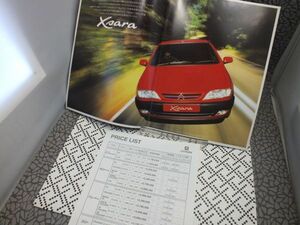 1998年 シトロエン クサラ（Xsara) 　PRICE LIST（プライスリスト）付き