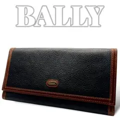 美品 BALLY レザー ブラック レディース 長財布 6626