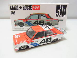 MINI GT 1/64 KAIDO HOUSE 005 BRE510 V1 PRO STREET ダットサン ブルーバード プロストリート