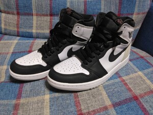 エア ジョーダン1 NIKE AIR JORDAN 1 RETRO HIGH OG WHITE/BLEACHED CORAL-BLACK-GREY FOG US8 26cm 国内正規品 555088-108 新品 コーラル