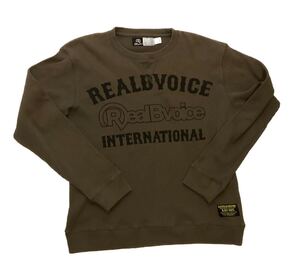 RealBvoice リアルビーヴォイス　 長袖 トップス　厚手Tシャツ　Mサイズ