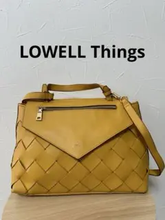 LOWELL Things 2way ショルダー　バッグ　鞄　マスタード　人気