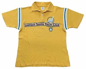良品 CAPTAIN SANTA キャプテンサンタ ロゴ プリント 半袖 ポロシャツ